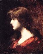 Jean-Jacques Henner Head of a Girl Sweden oil painting artist